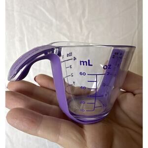 Mini Measuring Cup Kids Kitchen Play Pretend Child Food Replacement Purple